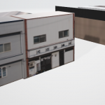 Blender で街並みをつくる ラフモデリング編